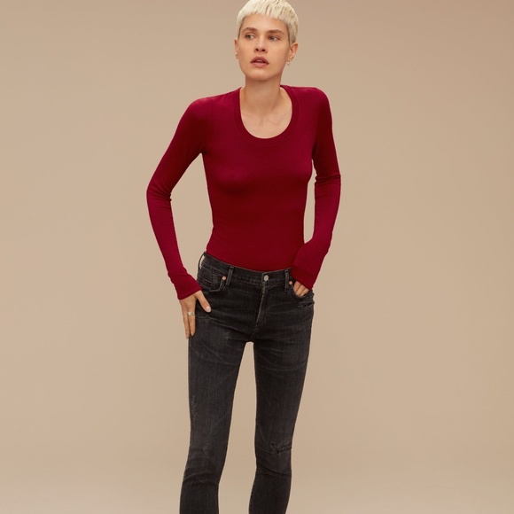 Aritzia Tops - Aritzia Wilfred Free Diapason Long Sleeve Shirt
